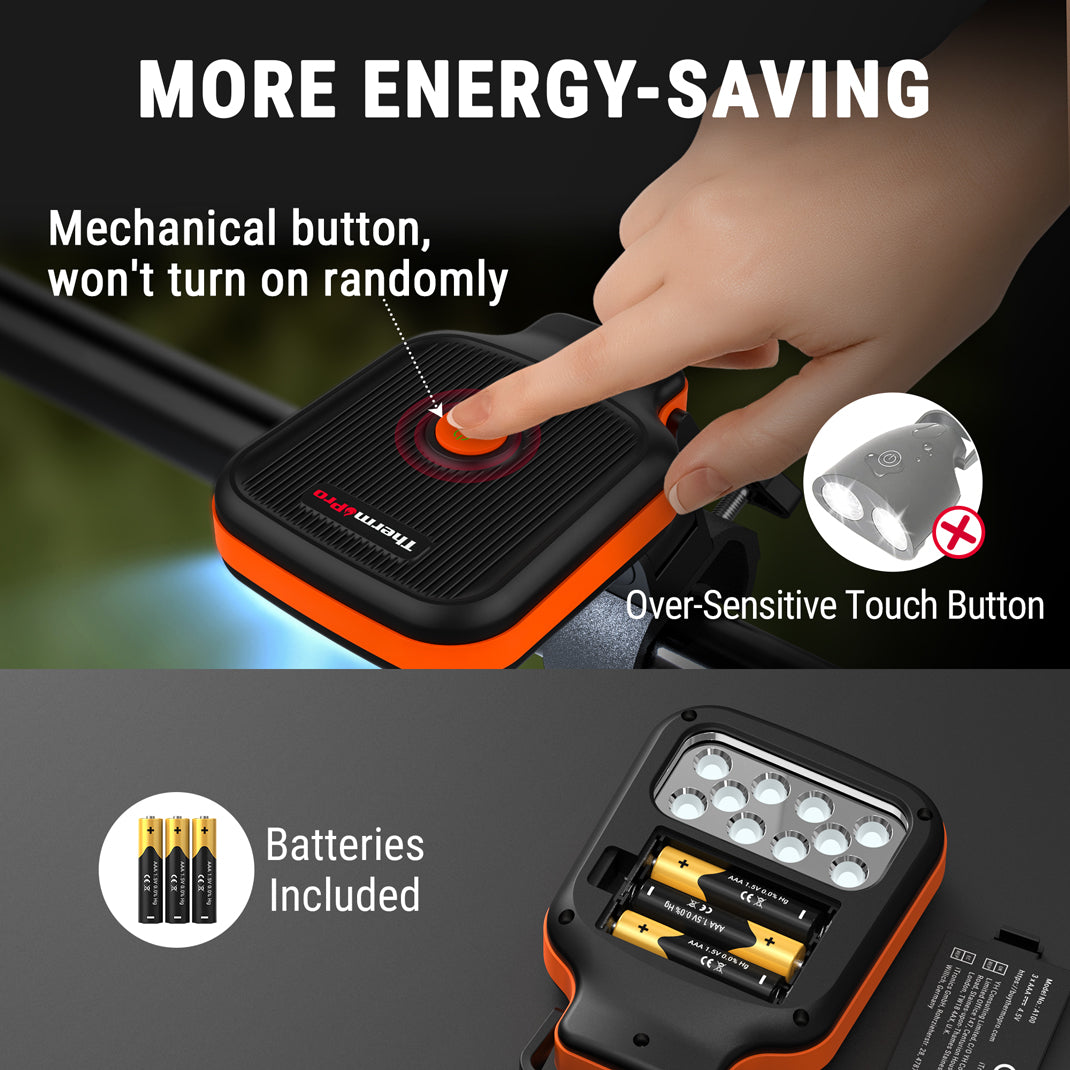 ThermoPro A100 10-LED Adjustable-Clamp BBQ Grill Light