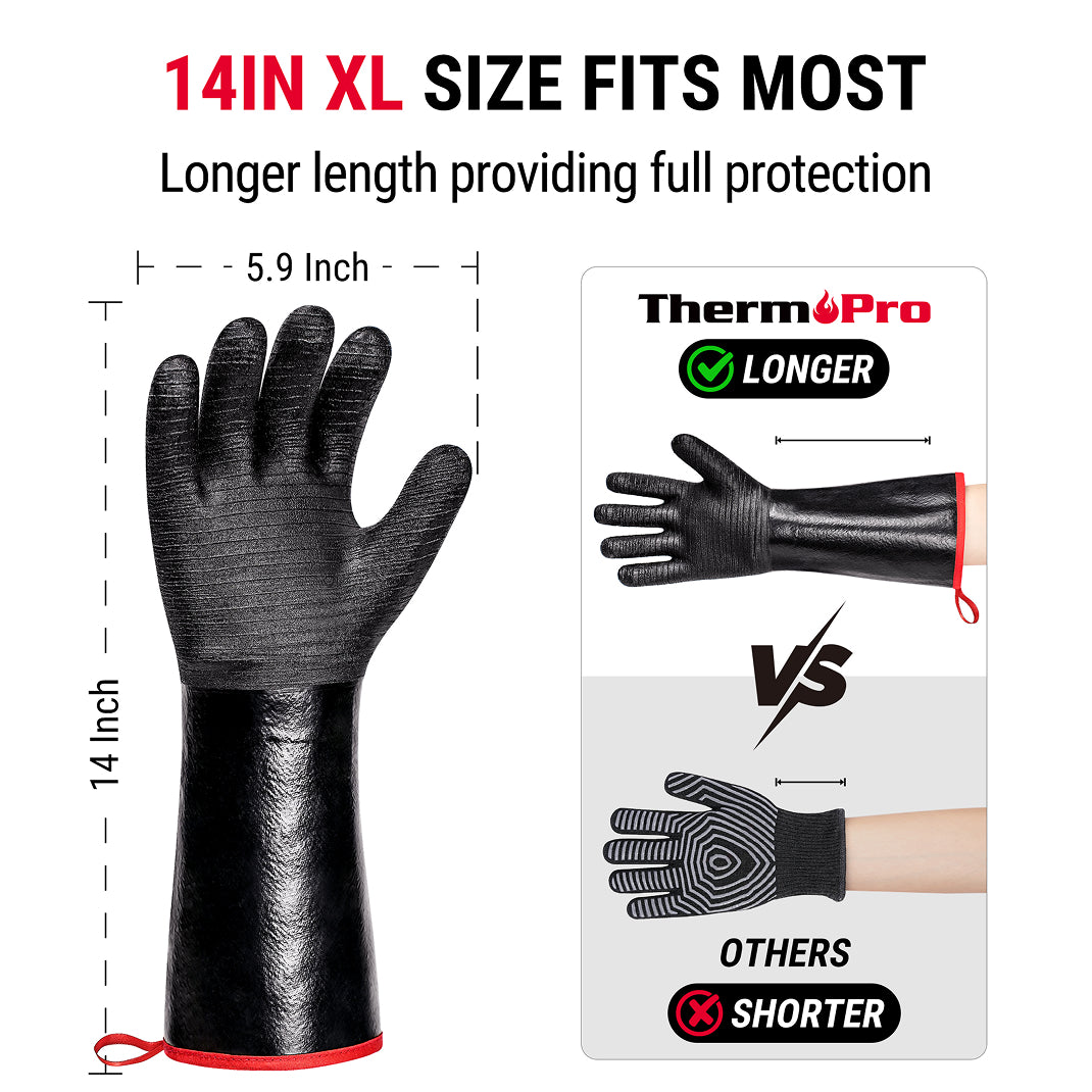 ThermoPro TP100 Heat Resistant & Waterproof BBQ Gloves