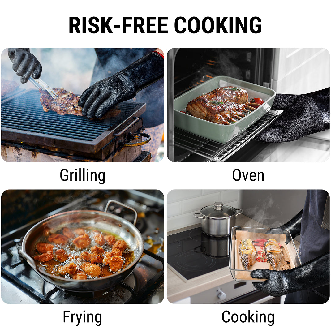 ThermoPro TP100 Heat Resistant & Waterproof BBQ Gloves