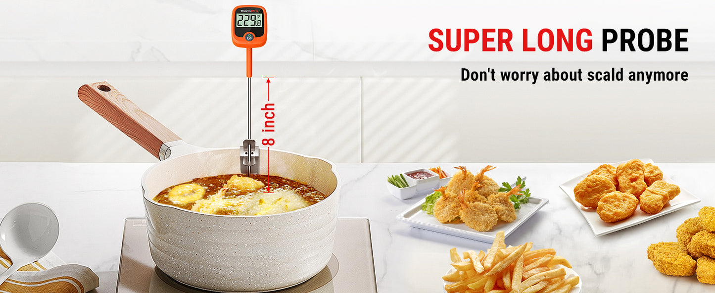 ThermoPro TP509 Candy Thermometer with Pot Clip