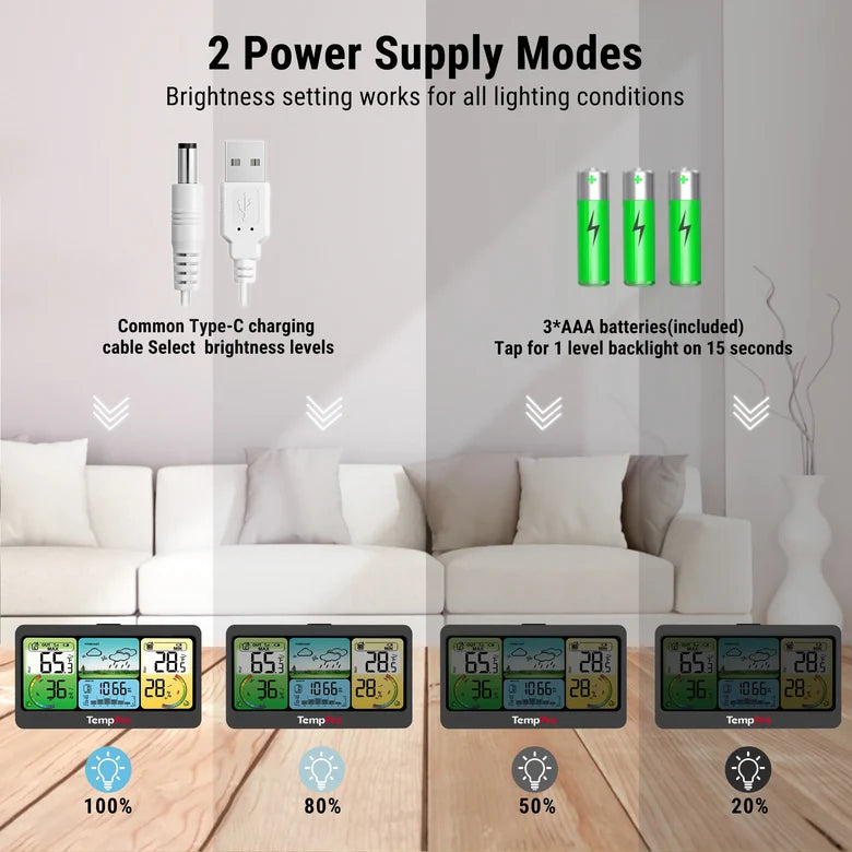 TempPro TP280B Wireless Weather Station