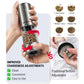 ThermoPro APG710-2 2-Pack Electric One-Handed Salt & Pepper Grinder Set