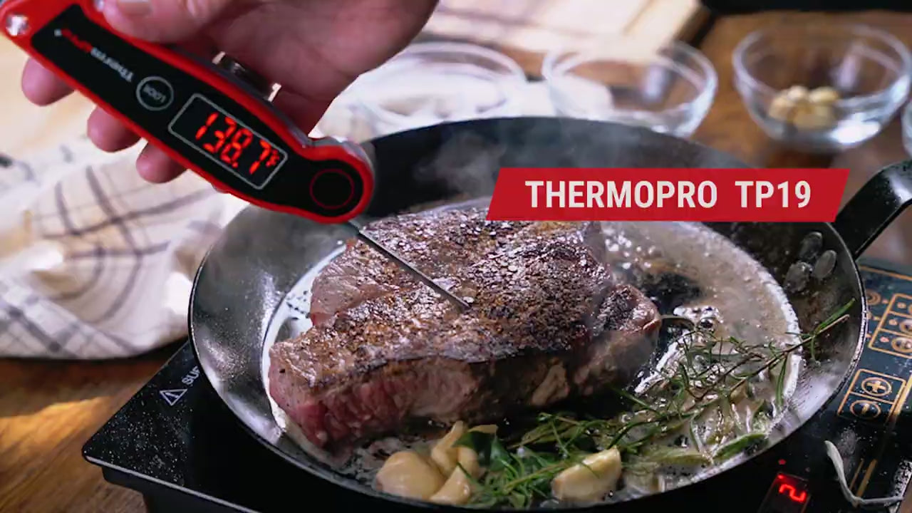 ThermoPro TP19W Digital Probe Meat Thermometer in the Meat